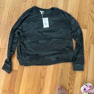 Olive long sleeve shirt great for fall season.